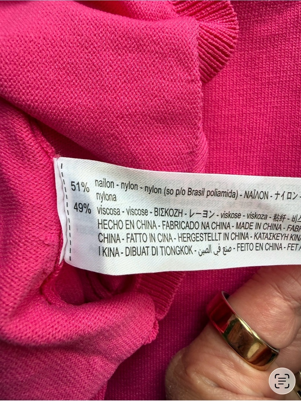 Zara Hot Pink Cropped Button-Up Bolero Cardigan Size L Y2K Festival Barbiecore - Picture 5 of 9